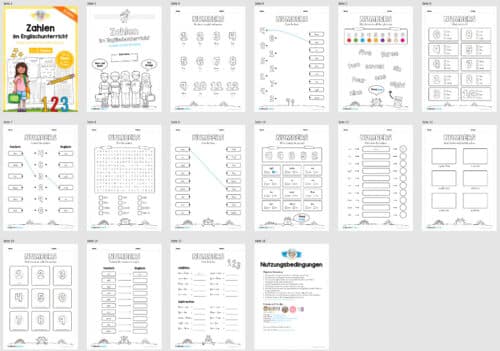 Thema Zahlen / Numbers im Englischunterricht (Überblick)