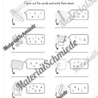 Schule (At school) im Englischunterricht (Arbeitsblatt 11)