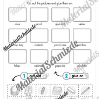 Schule (At school) im Englischunterricht (Arbeitsblatt 20)
