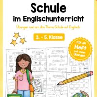 Schule (At school) im Englischunterricht (20 Arbeitsblätter)