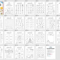 Materialpaket Weihnachten/Christmas auf Englisch (Überblick)