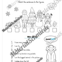 Workbook Winter auf Englisch (Arbeitsblatt 11)