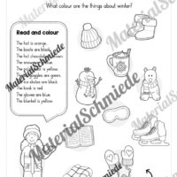 Workbook Winter auf Englisch (Arbeitsblatt 13)