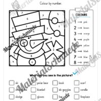 Workbook Winter auf Englisch (Arbeitsblatt 15)
