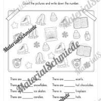 Workbook Winter auf Englisch (Arbeitsblatt 19)