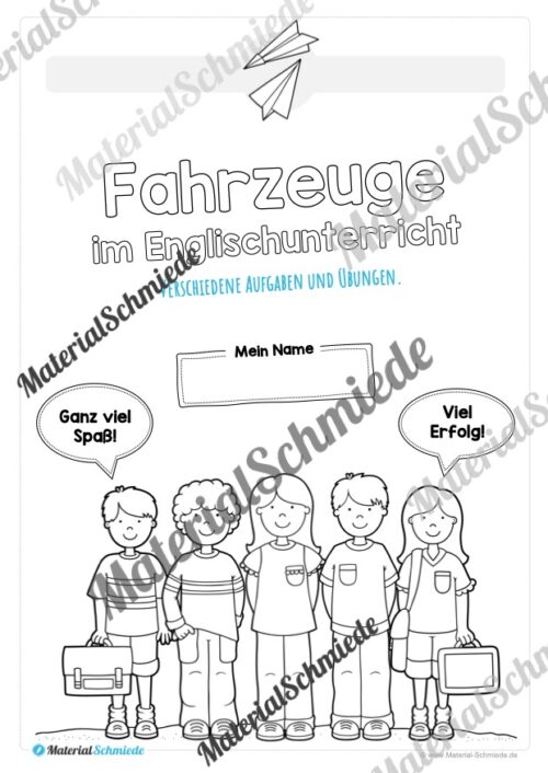 Thema Fahrzeuge / Vehicles im Englischunterricht (Vorschau 01)
