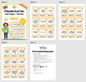 materialschmiede-englisch-fahrzeuge-plauderkarten-ueberblick