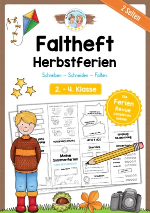 Faltheft Herbstferien (2. - 4. Klasse)