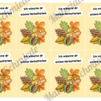 Herbstferien Grußkarten (Vorschau 06)