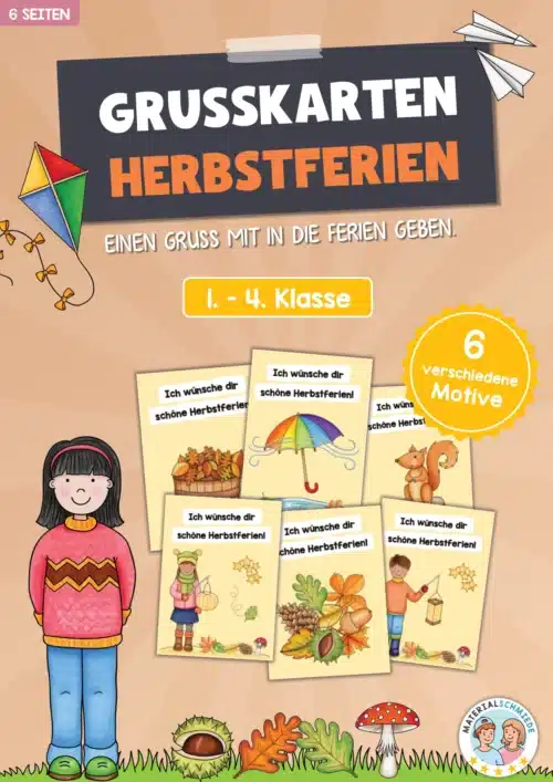 Grußkarten Herbstferien