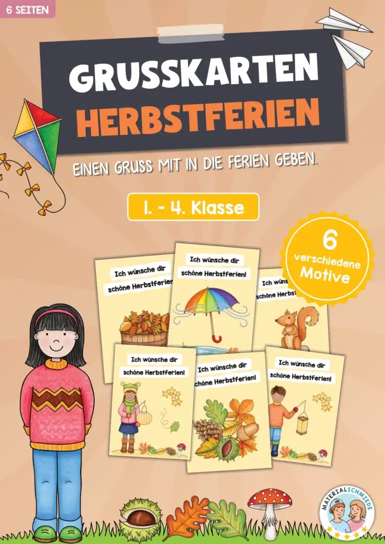 Grußkarten Herbstferien