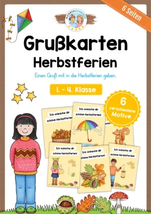 Grußkarten Herbstferien