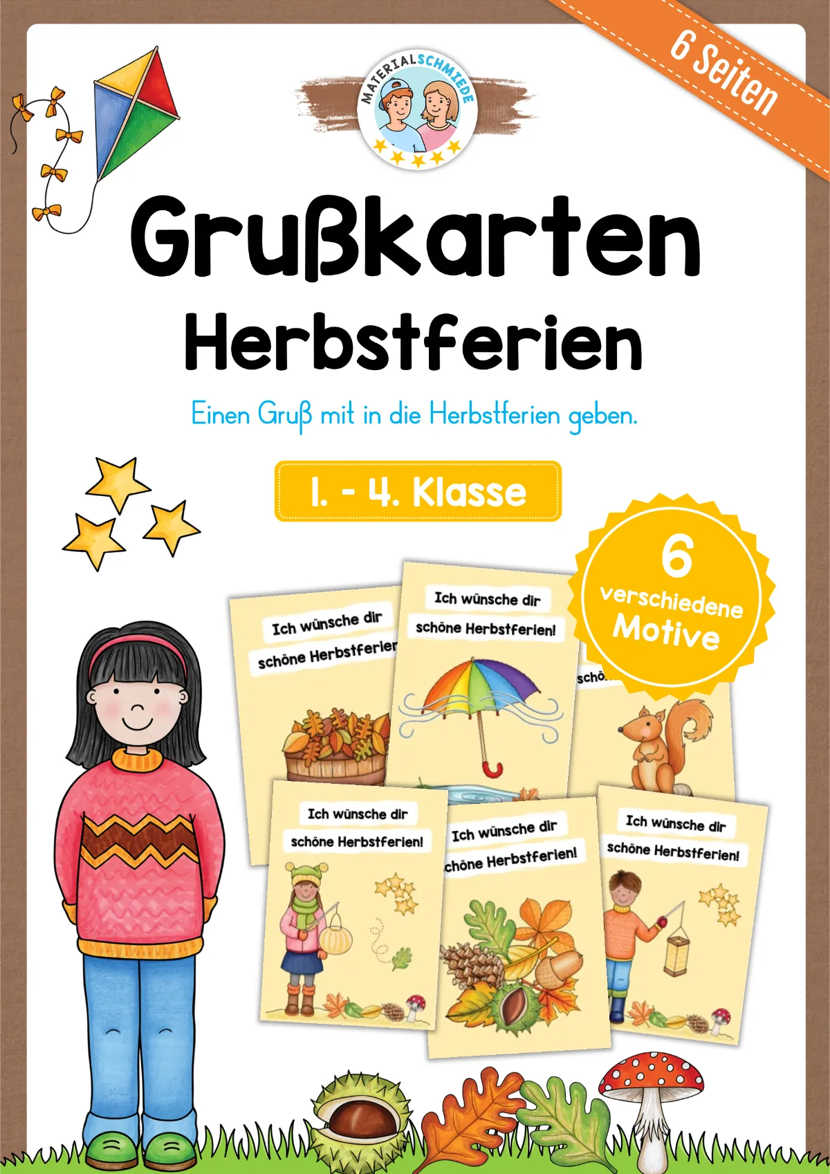 Grußkarten Herbstferien