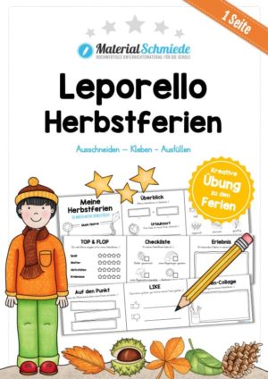 Leporello Herbstferien