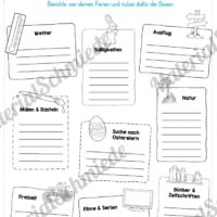 Materialpaket Osterferien: 20 Arbeitsblätter (Vorschau 04)
