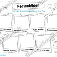 Materialpaket Osterferien: 20 Arbeitsblätter (Vorschau 08)