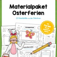 Materialpaket Osterferien (20 Arbeitsblätter)