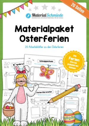 Materialpaket Osterferien (20 Arbeitsblätter)
