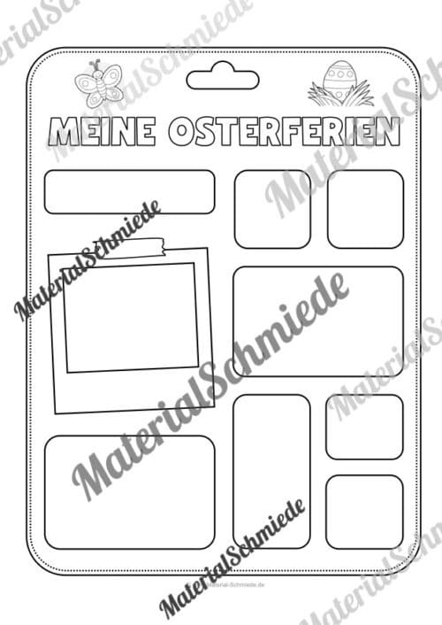 Osterferien: Starter-Pack (14 Seiten) - Arbeitsblatt 06