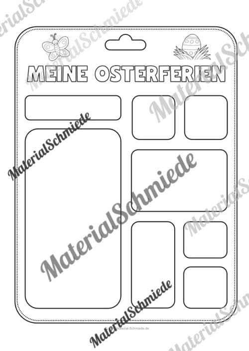 Osterferien: Starter-Pack (14 Seiten) - Arbeitsblatt 07
