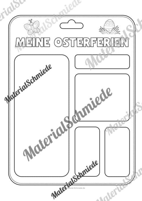Osterferien: Starter-Pack (14 Seiten) - Arbeitsblatt 08