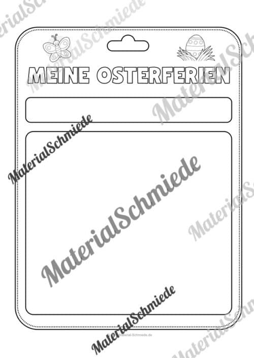 Osterferien: Starter-Pack (14 Seiten) - Arbeitsblatt 14