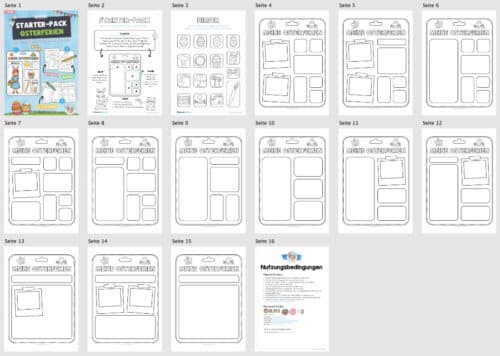Osterferien: Starter-Pack (14 Seiten) - Überblick