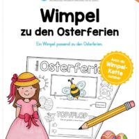 Wimpel / Wimpelkette Osterferien