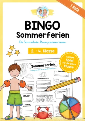 Sommerferien Bingo