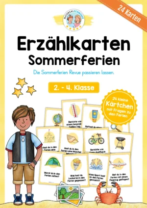 24 Erzählkarten zu den Sommerferien