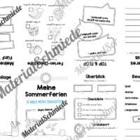 Faltheft Sommerferien (ohne Linien)