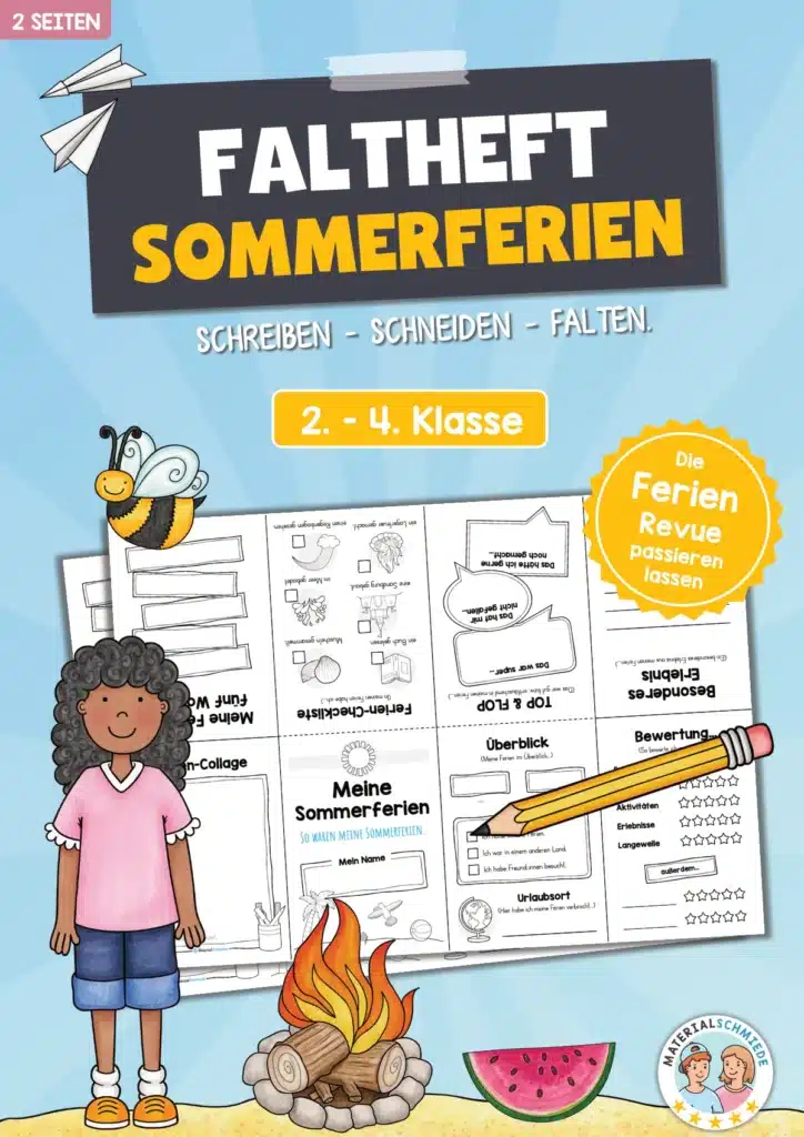 Faltheft Sommerferien