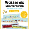 Sommerferien Gruß mit Wassereis (3 Motive) [Digital]