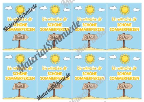 Grußkarten Sommerferien (Vorschau 05)
