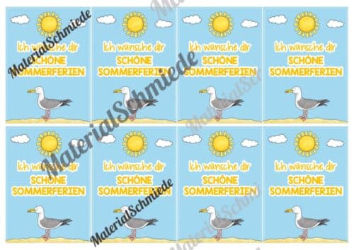 Grußkarten Sommerferien (Vorschau 08)
