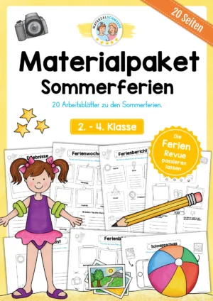 Sommerferien MaterialPaket (2. - 4. Klasse)