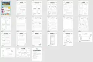 Sommerferien Materialpaket (20 Arbeitsblätter) – Überblick
