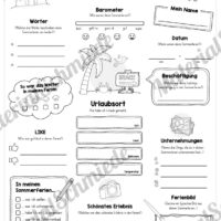 Steckbrief: Meine Sommerferien (Vorschau)