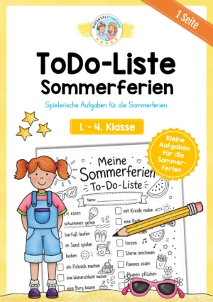 Kostenlose ToDo-Liste für die Sommerferien
