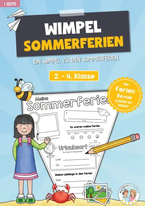 Wimpel Sommerferien