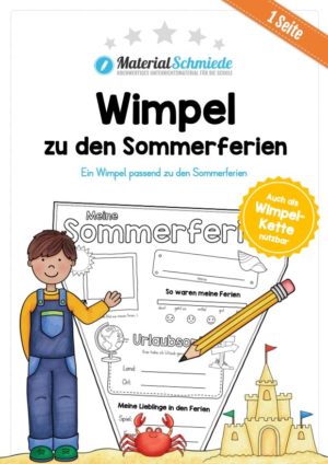 Wimpel Sommerferien