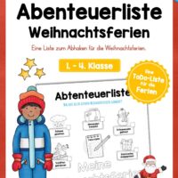 Abenteuerliste Weihnachtsferien