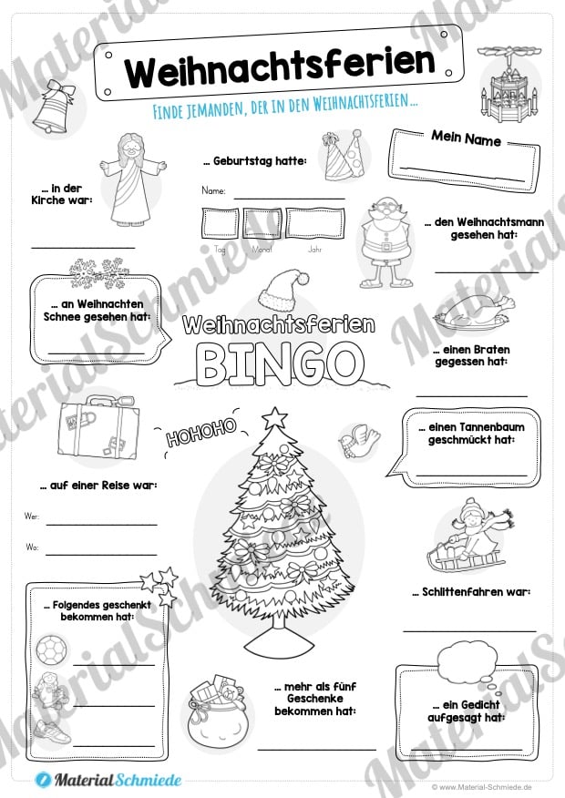 Bingo Weihnachtsferien (Vorschau)