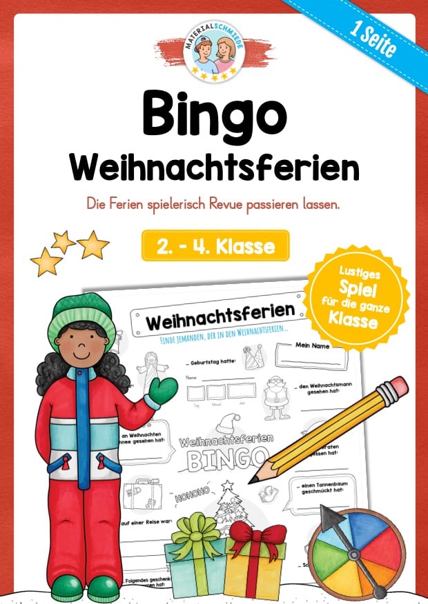 Bingo Weihnachtsferien