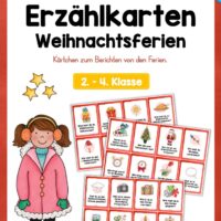 Weihnachtsferien: 24 Erzählkarten