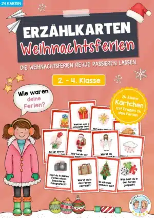 24 Erzählkarten zu den Weihnachtsferien
