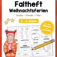 Faltheft Weihnachtsferien