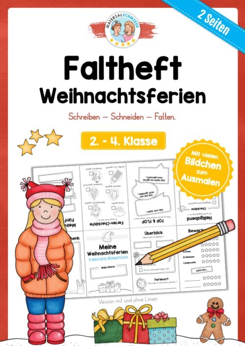 Faltheft Weihnachtsferien