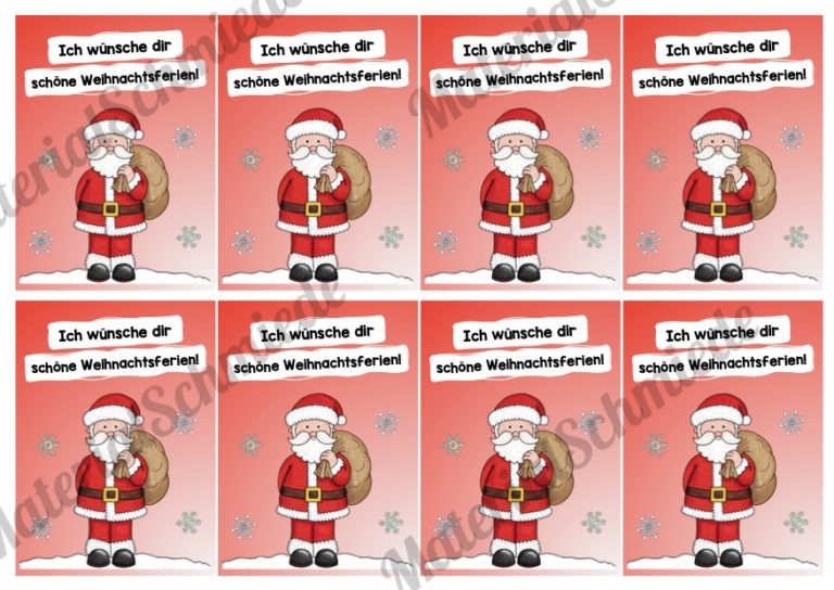 Grußkarten Weihnachtsferien (Vorschau 01)