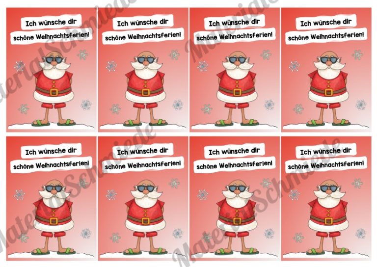 Grußkarten Weihnachtsferien (Vorschau 03)